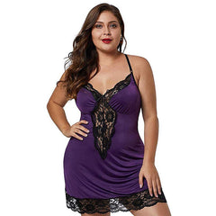 Women's Thin Belt Pajamas Lace Sexy Pajamas Satin Lingerie Set Women's Pajamas Homewear