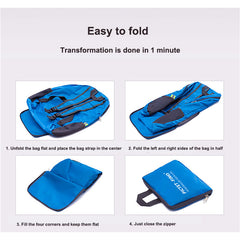 Folding backpack can store folding backpack portable travel backpack outdoor sports daily backpack light travel bag