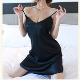European and American women's fashion simulation silk nightdress J2JX1251YML