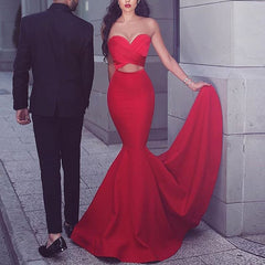 High Quality European and American new style dress popular tube top bag hip dress long skirt