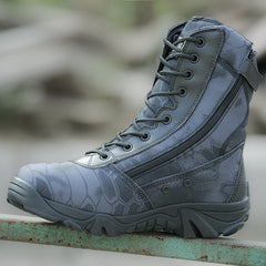 Men's desert men's work shoes ankle boots outdoor waterproof hiking camping