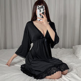 Sexy women's pajamas home pajamas plus size home skirt fashion underwear