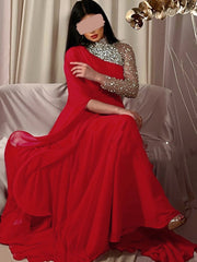 elegant chiffon waist dress