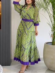 Green Gorgeous Chiffon Dress