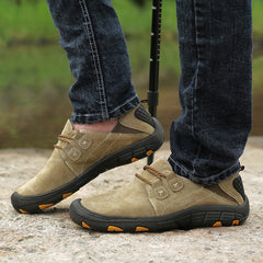 Spring and Autumn Extra Large Men's Shoes 45 Outdoor Leisure 46 Leather Hiking Shoes Men 47 Lazy Pedal Shoes 48