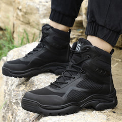 2022 New Winter Shoes Safety Boots Men Work Shoes Anti-puncture Anti-smashing Indestructible Shoes Hiking Boots