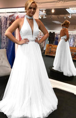 فستان نسائي أوروبي وأمريكي جديد يرغب في فستان زفاف شبكي بأكمام طويلة فستان متأرجح