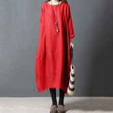 فستان نسائي طويل تنورة نسائي عتيق لون سادة مقاس كبير ساري هندي بوهو نمط عرقي فساتين طويلة للسيدات ملابس كاجوال