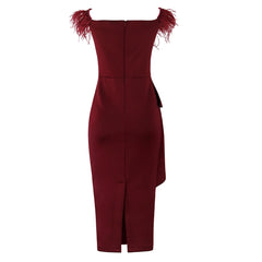 Woman Fashion Dresses Sexy Bodycon Dress Party Club 2022 Autumn Winter Party Club Celebrity Elegant Clothing