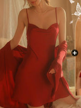 Pajamas women's Xia Bingsi -end desire suspender nightdress ladies home service suit