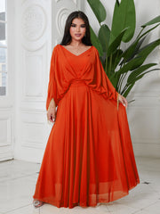 فستان من الشيفون بتصميم أنيق من Fordeal