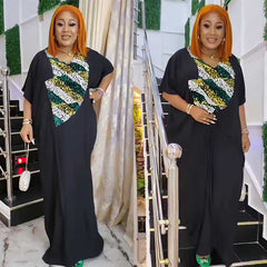 بيع المصنع مباشرة ملابس نسائية عبر الحدود أمازون إيباي AliExpress الشرق الأوسط طويل البرقع الأوروبي والأمريكي فستان أفريقي