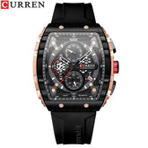 Man WristWatch Waterproof Chronograph Date Men Watch Military Top Silicone Sport Male Clock 8442
