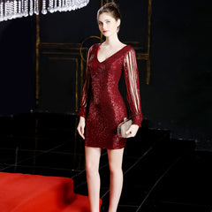 الترتر فوق الركبة الصيف الخريف الشتاء الربيع مأدبة فاخرة مثير كم طويل