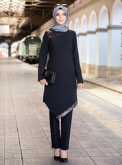 Muslim women's suit new dress two-piece Hui banquet dress Arab dress Middle East dress