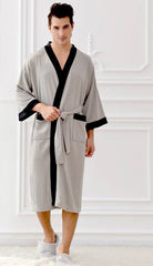 Couple's pajamas homewear night gown bathrobe steam sauna bathrobe