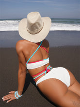 white lover romantic bikini