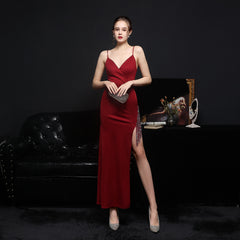 حار بيع نخب فستان العروس حبال طويلة شكرا لك العيد ضئيلة حورية البحر تنورة الزفاف نموذج سيارة المعرض اللباس