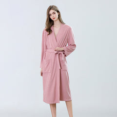 Four seasons bathrobes, bathing dresses, female towels, bathrobes, couples plus size, long spa hot spring beach bathing suits