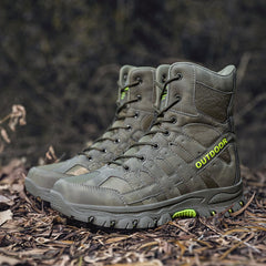 Large size high-top military boots rubber outsole outdoor tactical boots military boots desert boots high-top boots size 39-47