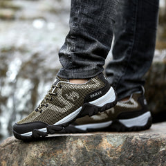 Spring and summer new breathable -top men's shoes couple models outdoor hiking shoes hiking shoes women's shoes