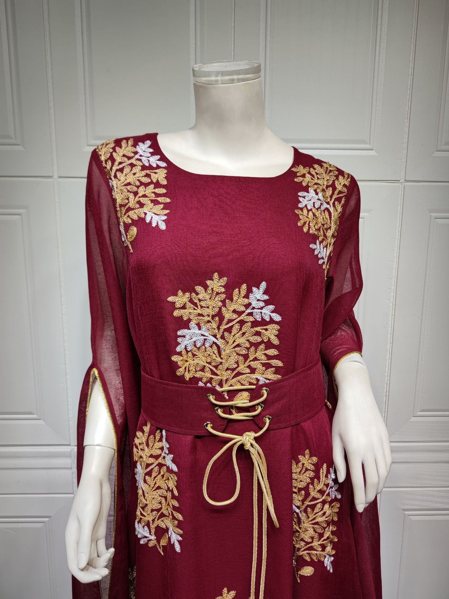 Jalabiya Embroidery Dolly yarn dress