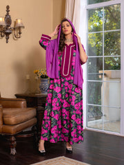 Jalabiya Printed hot drill dress