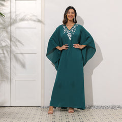 Chiffon Solid Color Plus Size Loose Casual Long Robe