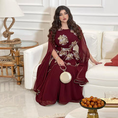 Jalabiya Embroidery Dolly yarn dress