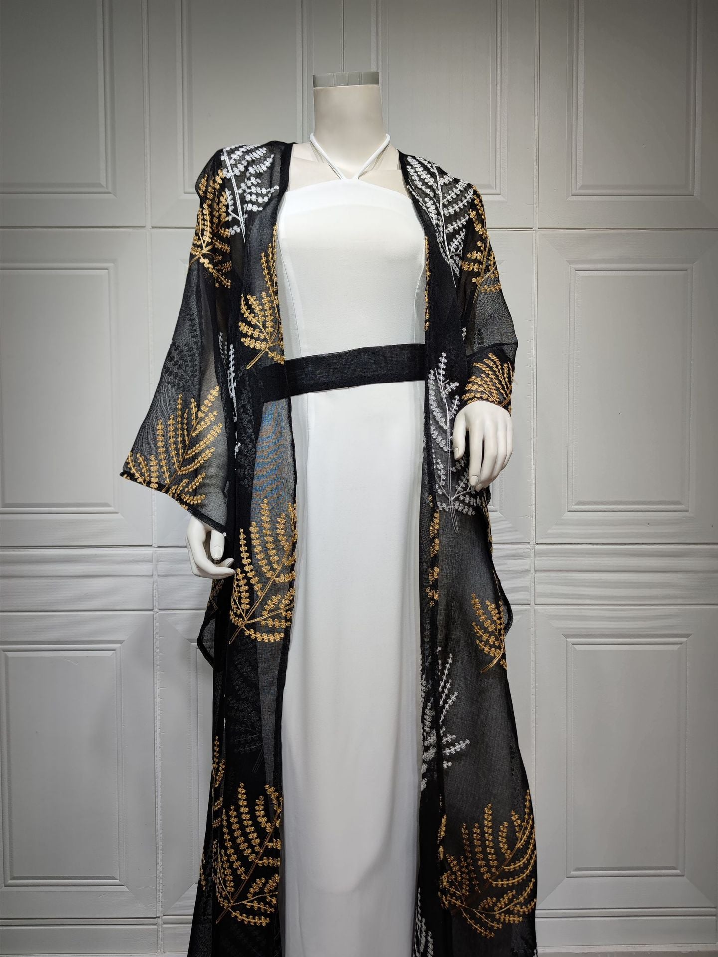 Jalabiya Dori yarn  Embroidery dress