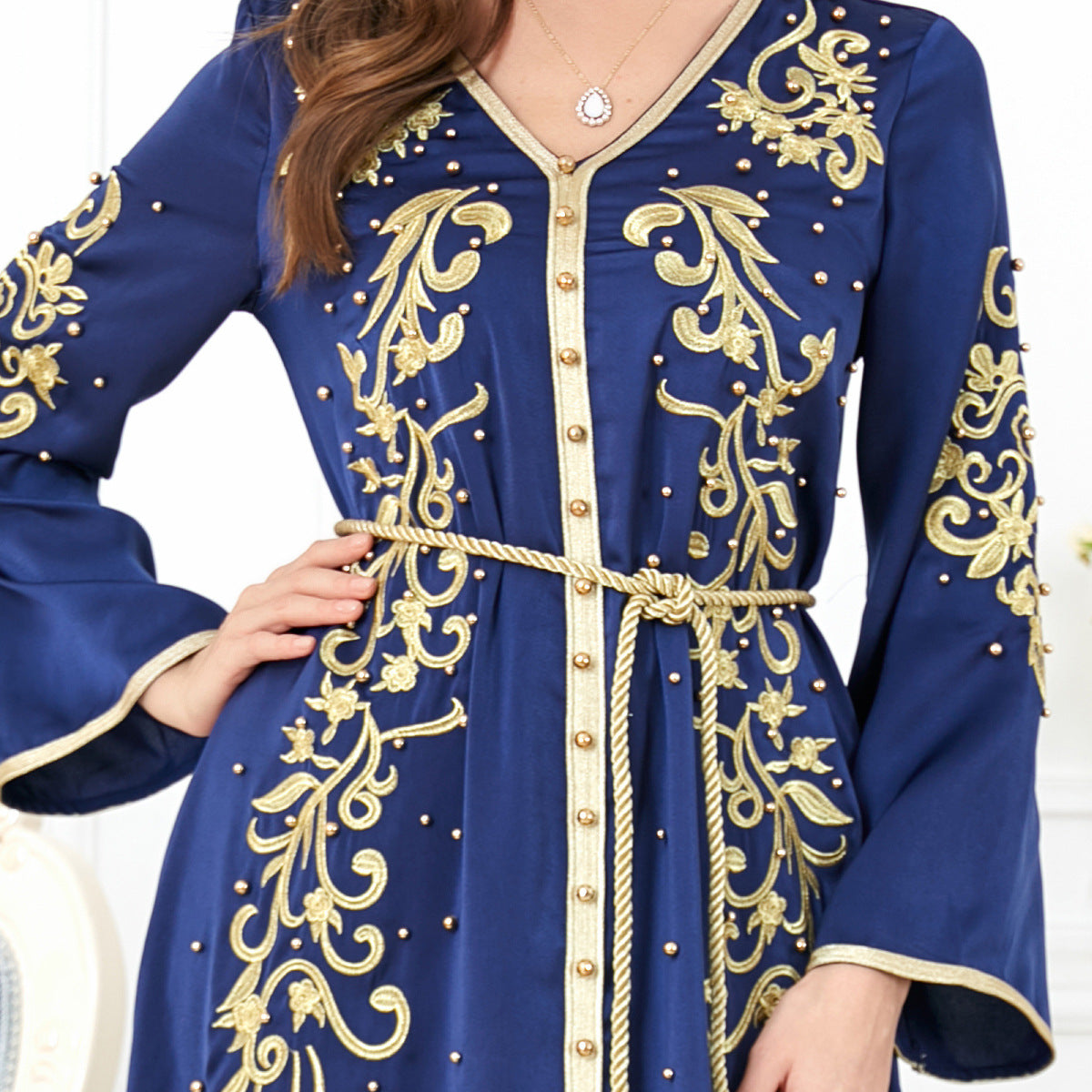 Jalabiya Embroidery  dress