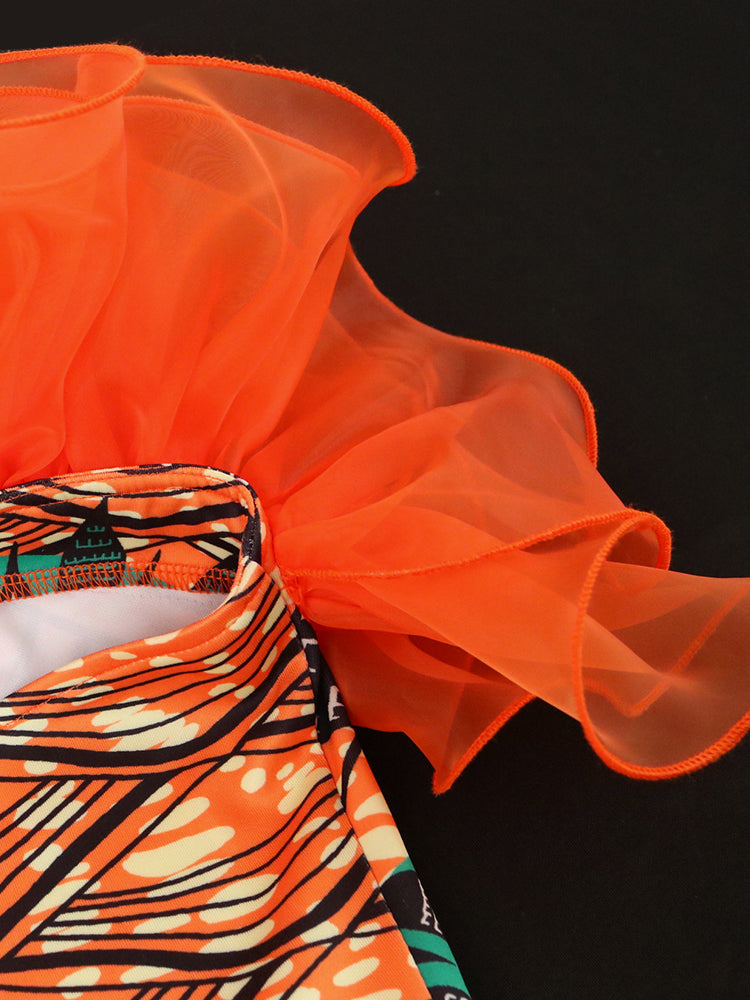 Women Tube Tops Dress Mini Bodycon Party Printed Ruffles Patchwork Sexy Backless Female Event Tight Evening Robes Birthday 2022