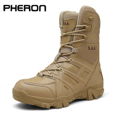 Military fans high-top tactical boots outdoor camping hiking boots men