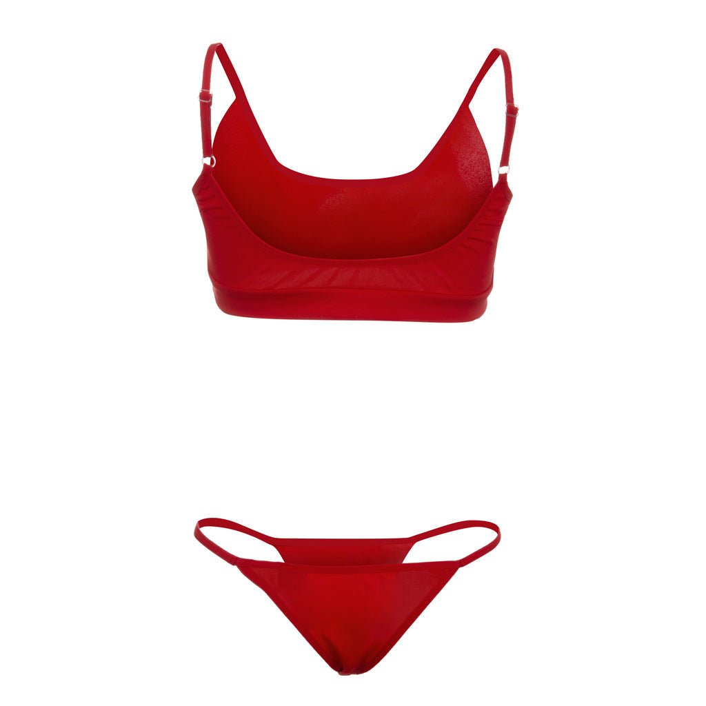 European and American women's fashion bra set