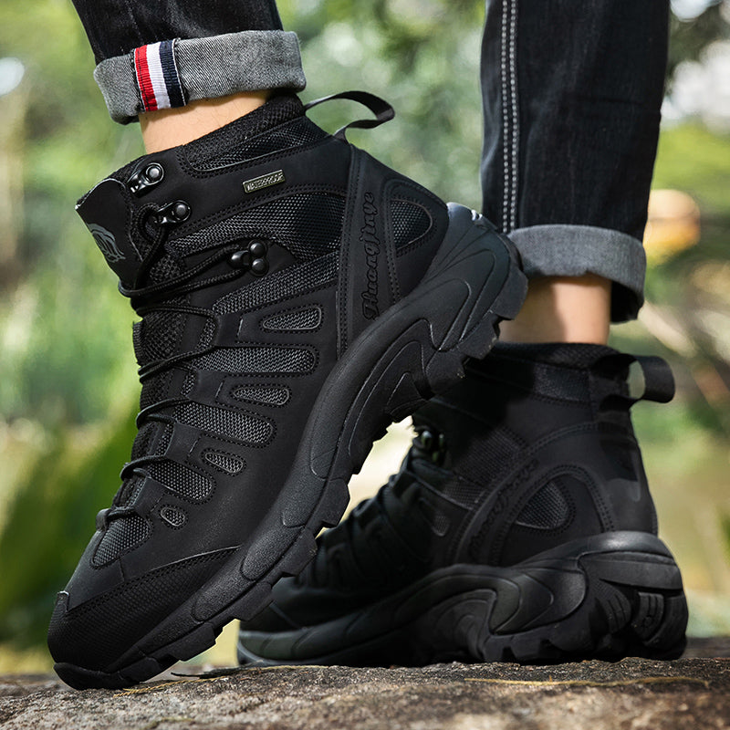 Large size men's boots 39-47 outdoor field training hiking military boots men's safety boots  top military boots combat boots