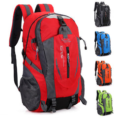 xy New   Nylon Waterproof Travel Backpack Men's Mountaineering Travel Bag Hiking Backpack Outdoor Sports School Bag Men's Backpack Ladies