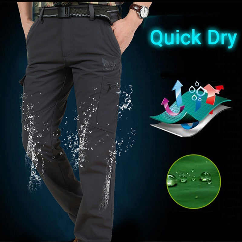 Summer Casual Lightweight Army Military Long Trousers Male Waterproof Quick Dry  Camping Overalls Tactical Pants Breathable