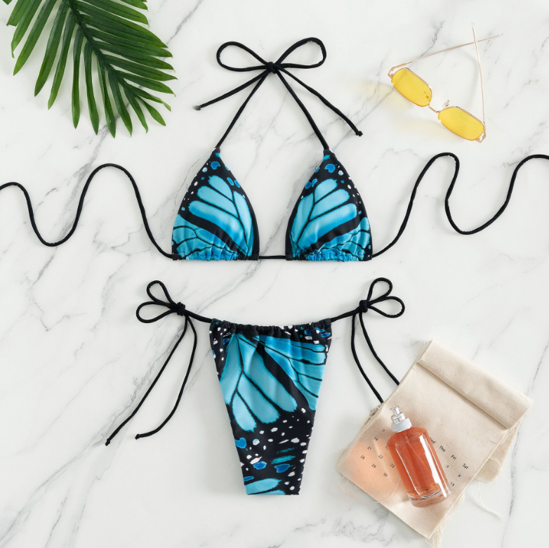 New swimsuit strappy bikini European and American style beach split swimsuit