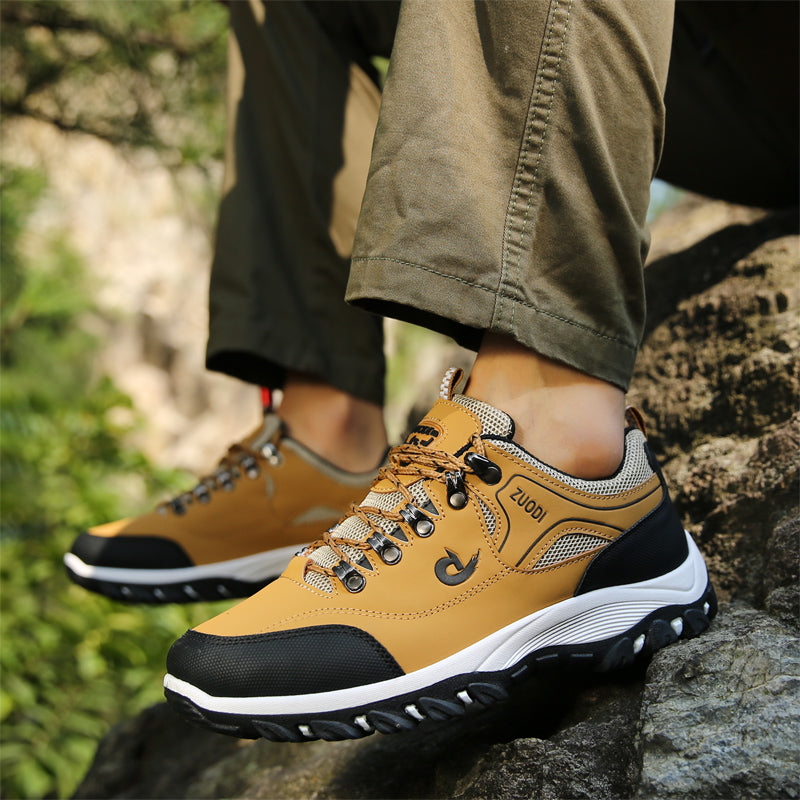 Spring and autumn outdoor hiking shoes casual shoes sports shoes men's breathable travel shoes men's waterproof  running shoes