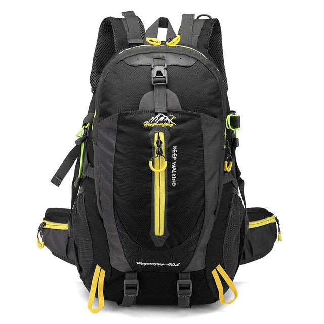 Men 40L waterproof backpack travel pack  Hiking sports bag pack Outdoor Climbing Mountaineering Camping backpack for male