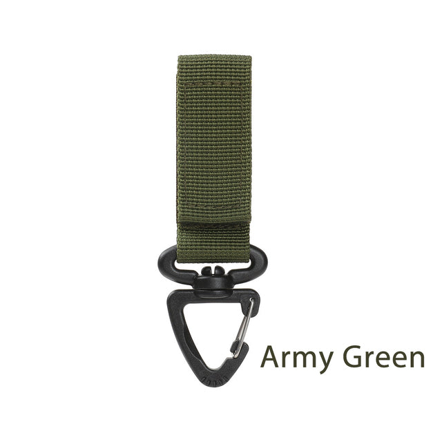 VV Ribbon Backpack Buckle Carabiner Attached Quick Pull Kettle Hanger Outdoor Camping Hiking Accessories