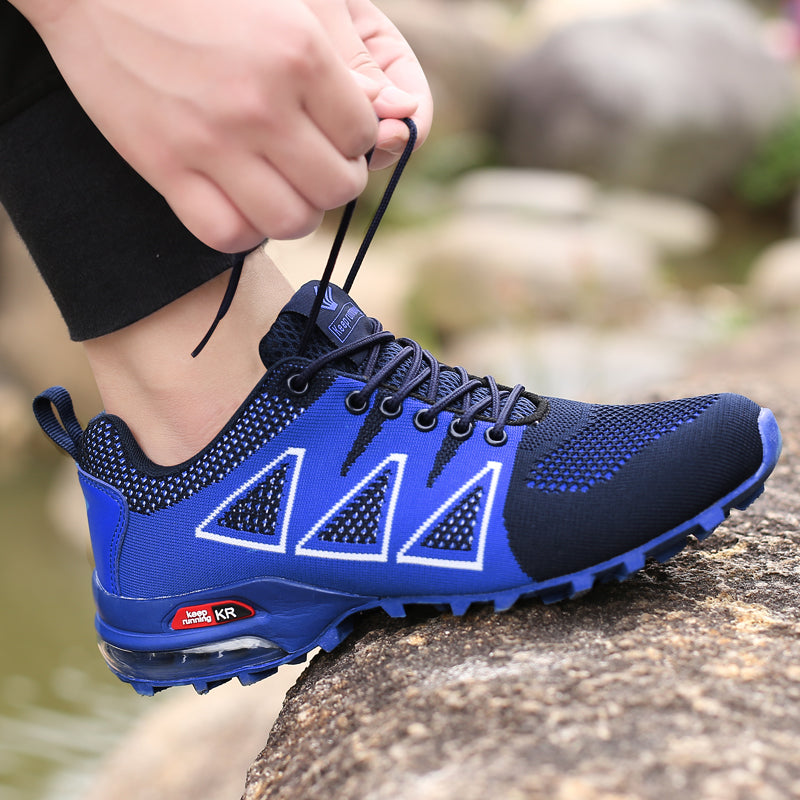 New large size outdoor hiking sneakers men's shoes  shock absorption sports hiking shoes breathable hiking shoes