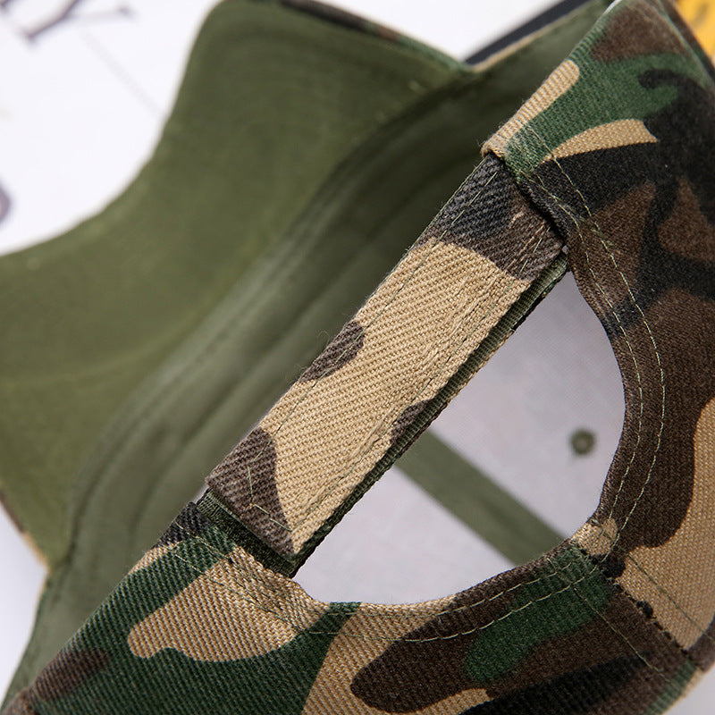 2020 New Spring Summer Adjustable Tactical Military Camouflage Cap Baseball Cap Outdoor Hiking Breathable Duck Tongue Hat