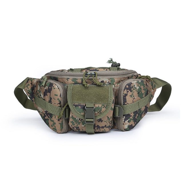 SS Outdoor Waist Bag Men's Tactical Waterproof Molle Camouflage Hunting Hiking Mountaineering Nylon Phone Belt Bag Combat Bag