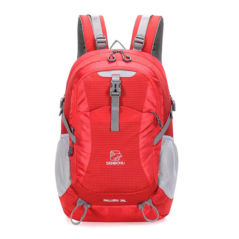 Large-capacity outdoor travel backpack women's mountaineering bag shoulders men's ultra-light hiking travel waterproof 35L