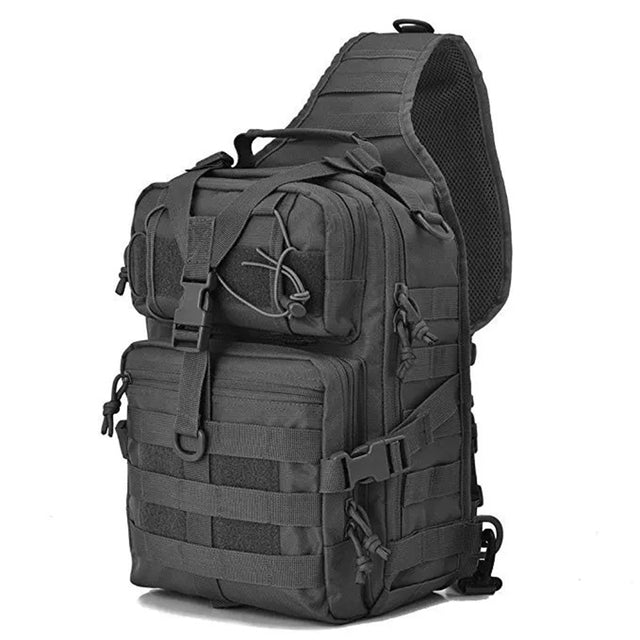 Tactical Military Shoulder Bag 20L Shoulder Backpack Army Chest Pack Outdoor Camping Hiking Fishing Hiking Backpack