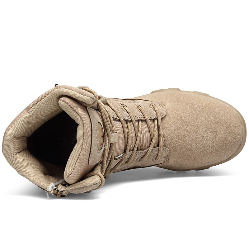 Outdoor hiking, motorcycle, men's shoes, locomotive, assault shoes, military boots, special forces, field long, combat boots, desert