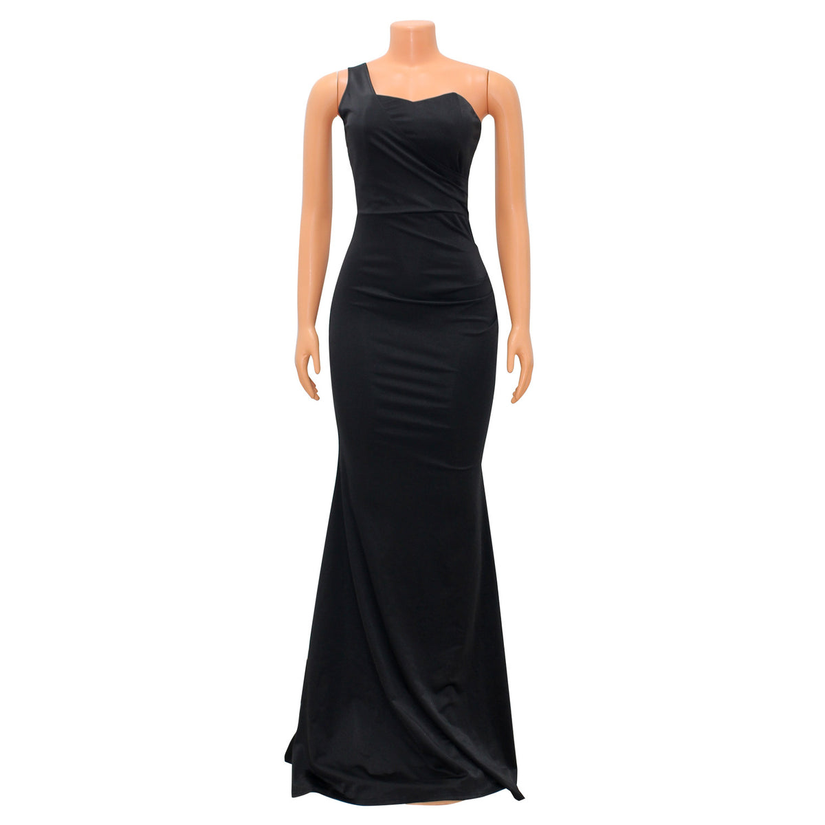 European and American dress women's fashion sexy ladies one-shoulder long dress women