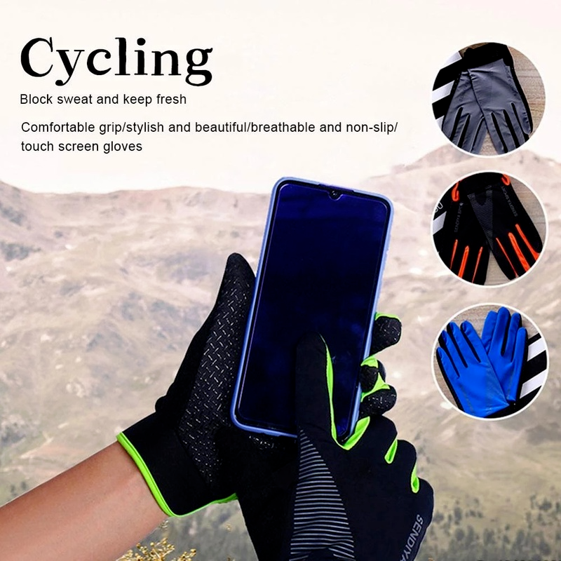 Touch Screen Gloves Outdoor Winter Warm Bicycle Gloves Full Finger Bicycle Bike Ski Hiking Motorcycle Sports Gloves