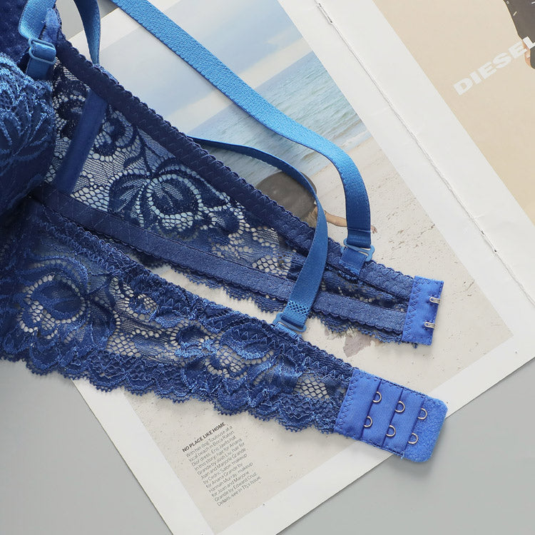 Women's Sexy Bra Push Up Full Coverage Lace Lingerie Set